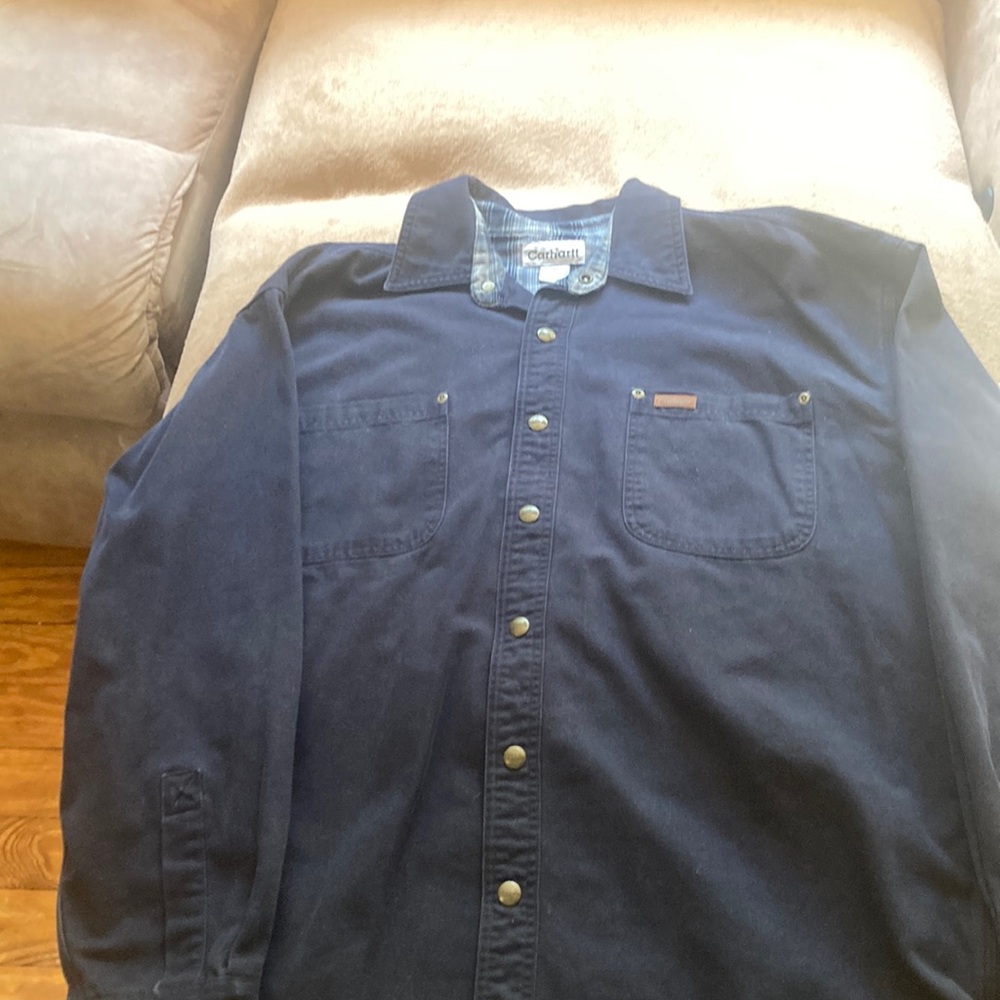 Carhartt Blue Lightweight Shirt Jacket